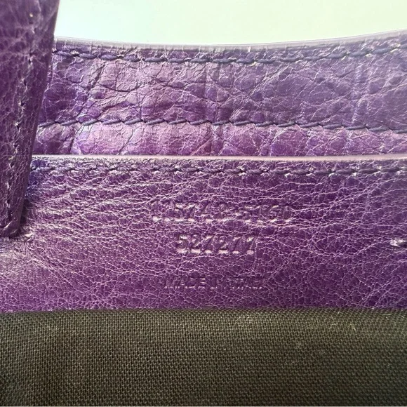 ‼️SOLD‼️ BALENCIAGA S/S 2012 RH Dark Violet Purple City Bag - Picture 4 of 15